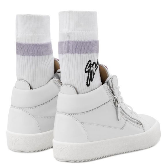 giuseppe zanotti BNIB luxury hi-top sneakers/socks - Picture 9 of 15